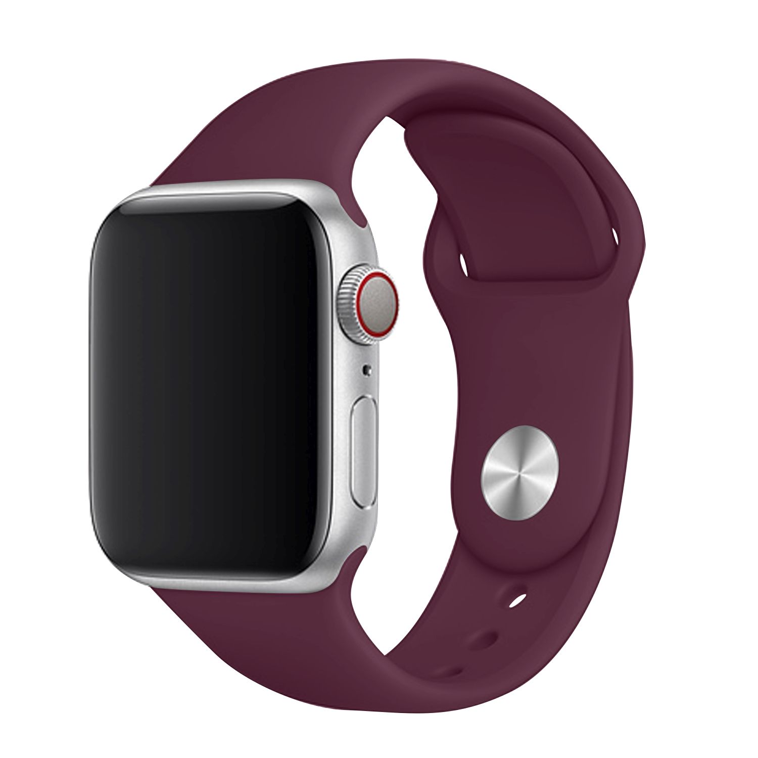 Set silikonových řemínků FIXED Silicone Strap pro Apple Watch 38/40/41 mm, vínově červená