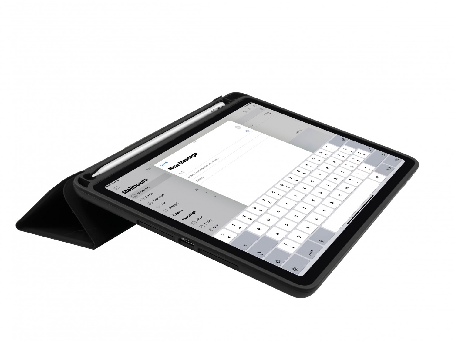 FIXED Padcover flipové pouzdro Apple iPad Pro 11" (2020/2021), černá