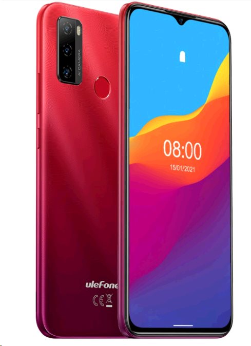 UleFone Note 10 2+32GB DS gsm tel. Android 11 Red 