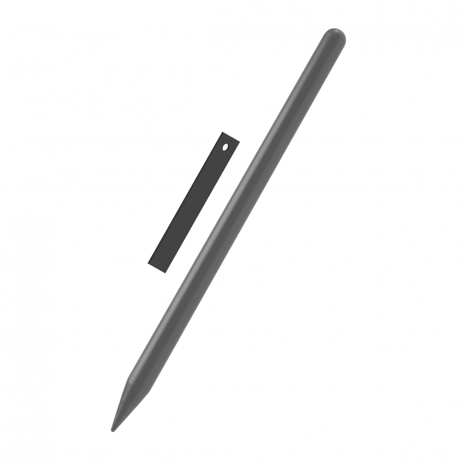 Aktívny stylus FIXED Graphite Uni s magnetmi pre dotykové displeje, šedá