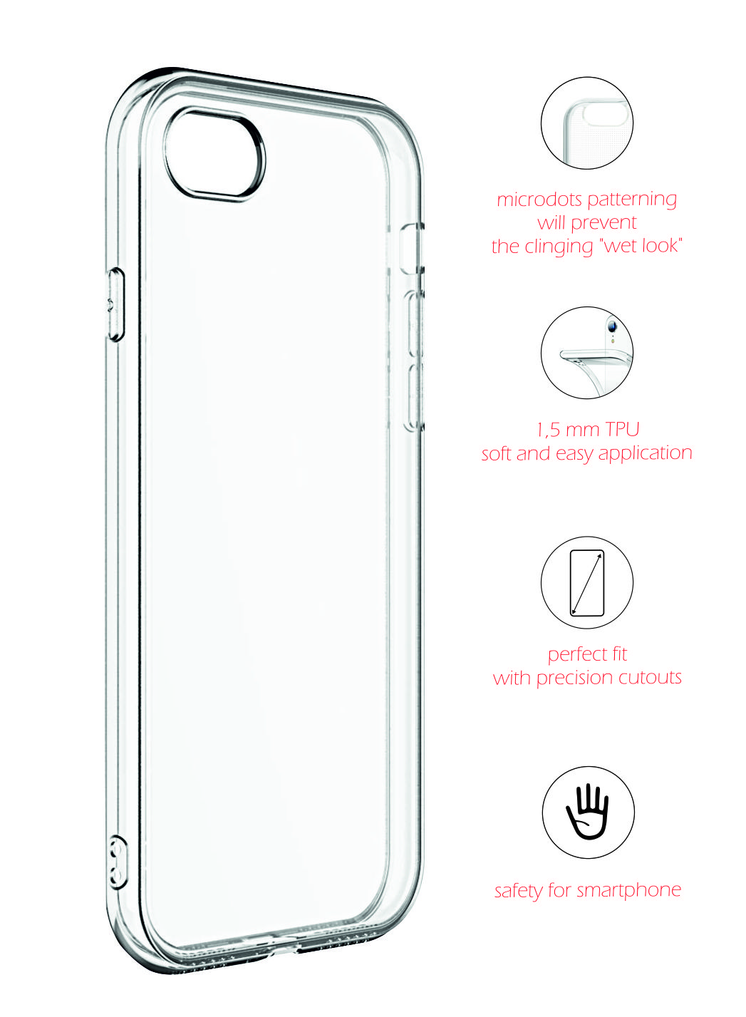 Silikonové pouzdro Swissten Clear Jelly pro Xiaomi Redmi Note 10 5G / Poco M3 Pro 5G, transparentní