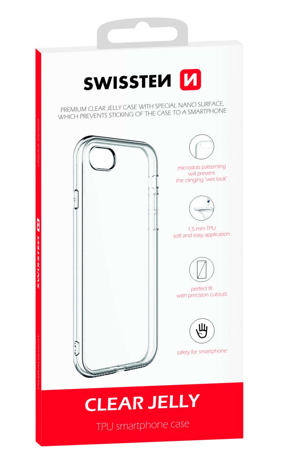 Silikonové pouzdro Swissten Clear Jelly pro Samsung Galaxy A32, transparentní