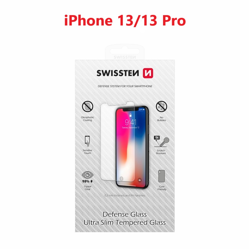 Tvrzené sklo Swissten pro Apple iPhone 13/13 Pro RE 