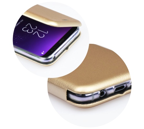 Forcell Elegance flipové pouzdro, obal, kryt Apple iPhone 13 Pro, zlatá