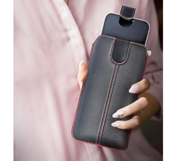 Forcell Pocket Ultra Slim M4 univerzální pouzdro, obal, kryt na Apple iPhone 12, Samsung Xcover 5