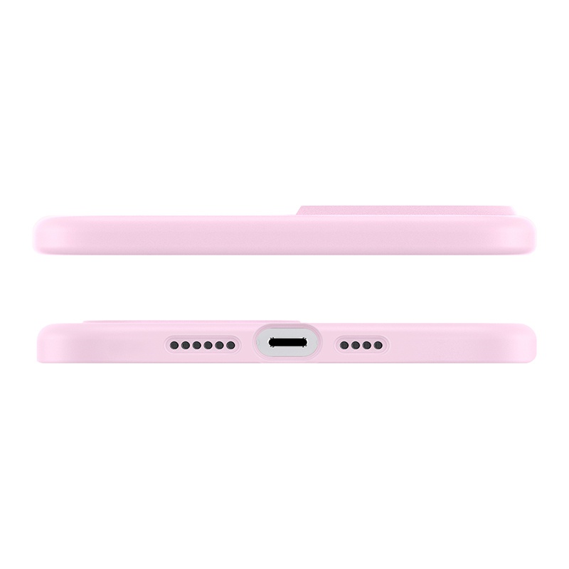 Baseus Liquid Gel ochranné pouzdro, obal, kryt Apple iPhone 13, růžová