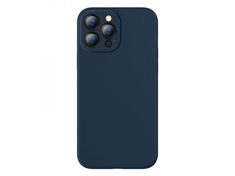 Baseus Liquid Gel ochranné pouzdro, obal, kryt Apple iPhone 13 Pro Max, modrá