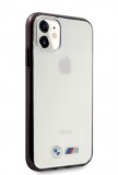 BMW M Metallic Black Edges zadní kryt BMHCN61MBTOK Apple iPhone 11, transparentní