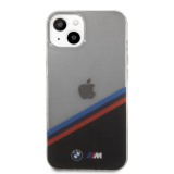 BMW M Tricolor Stripes zadní kryt BMHCP13SMHLPK Apple iPhone 13 mini, transparentní