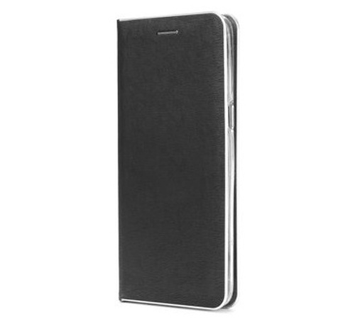Forcell Luna Silver flipové pouzdro, obal, kryt Samsung Galaxy A22, černá