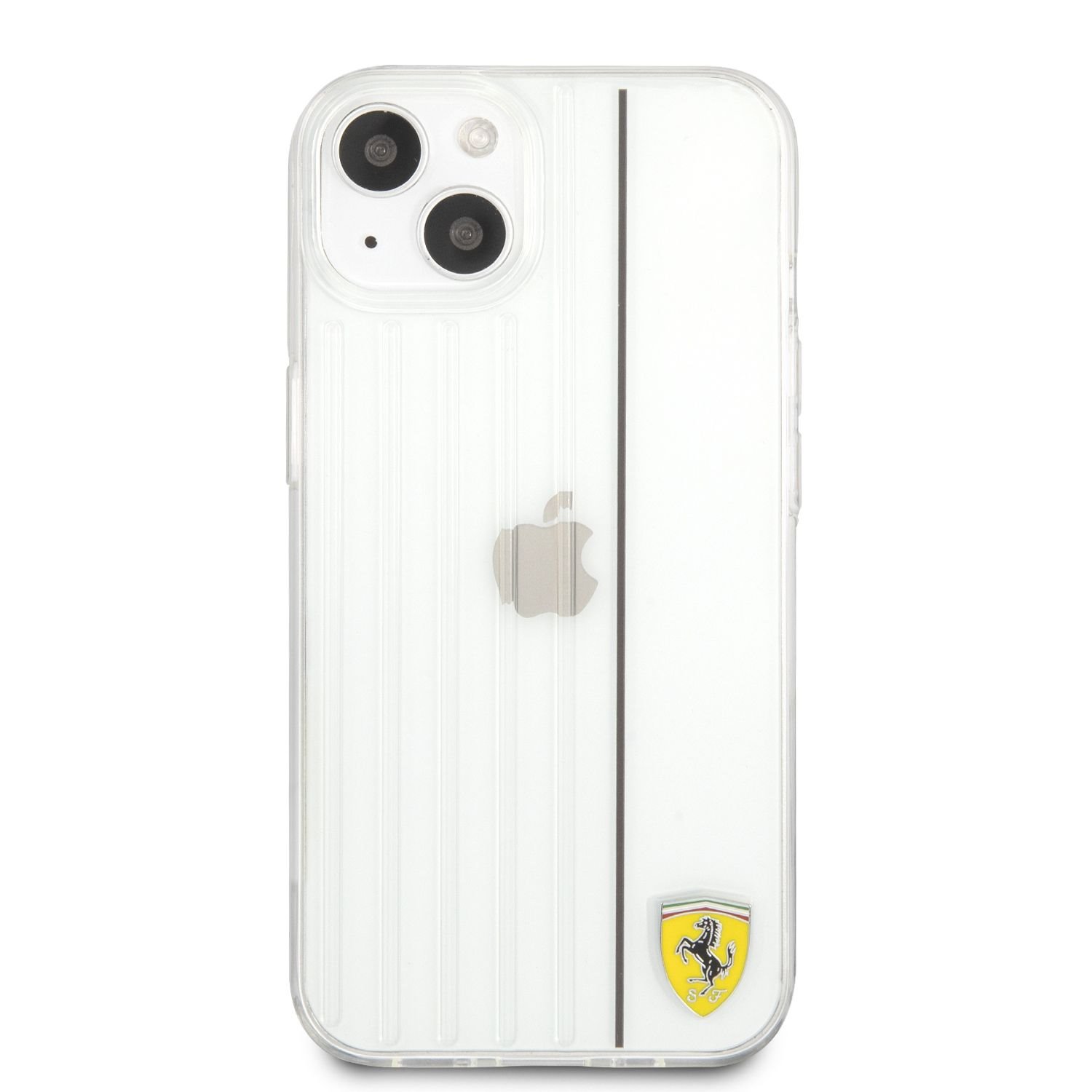 Ferrari 3D Lines zadní kryt, pouzdro, obal FESBIHCP13MTRBK Apple iPhone 13, transparentní