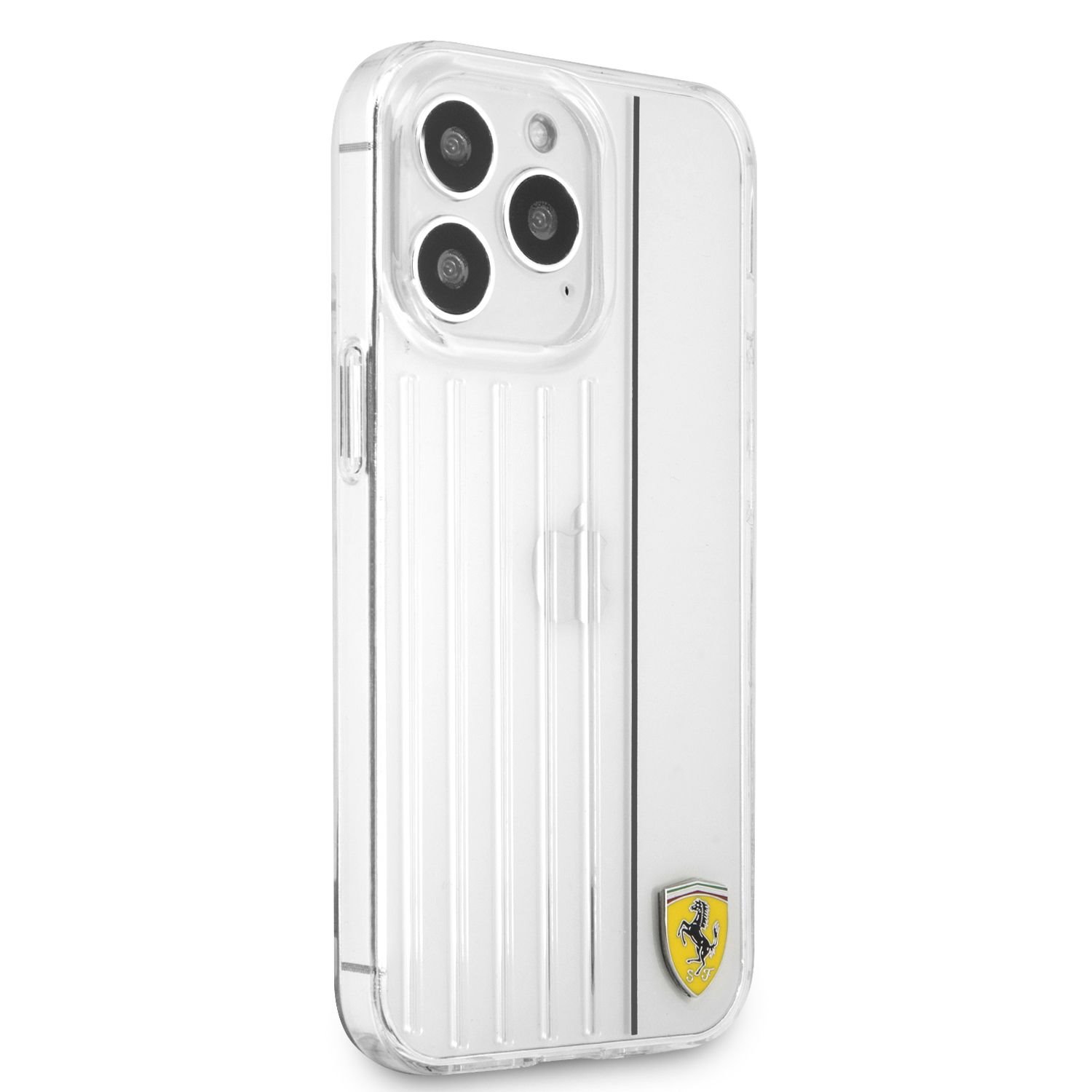 Ferrari 3D Lines zadní kryt, pouzdro, obal ESBIHCP13LTRBK Apple iPhone 13 Pro, transparentní