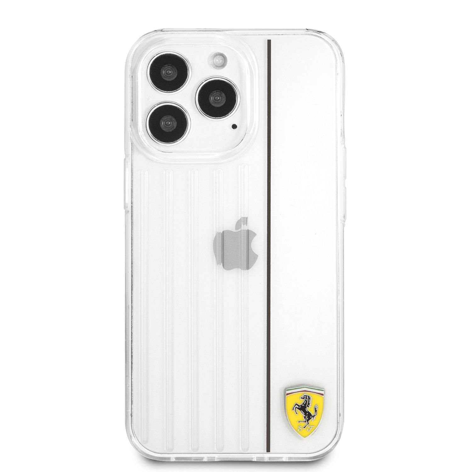 Ferrari 3D Lines zadní kryt, pouzdro, obal FESBIHCP13XTRBK Apple iPhone 13 Pro Max, transparentní