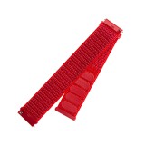 Nylonový řemínek FIXED Nylon Strap pro smartwatch, šířka 20mm, červená