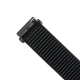 Nylonový řemínek FIXED Nylon Strap pro smartwatch, šířka 22mm, černá