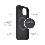 Zadní kryt FIXED MagFlow s podporou MagSafe pro Apple iPhone 13 mini, černá