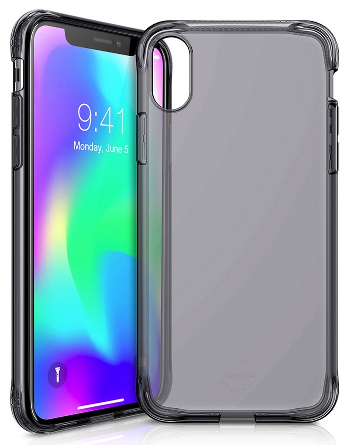 Odolné pouzdro, obal, kryt na Apple iPhone XS Max 2018, ITSKINS Nano Gel, černá