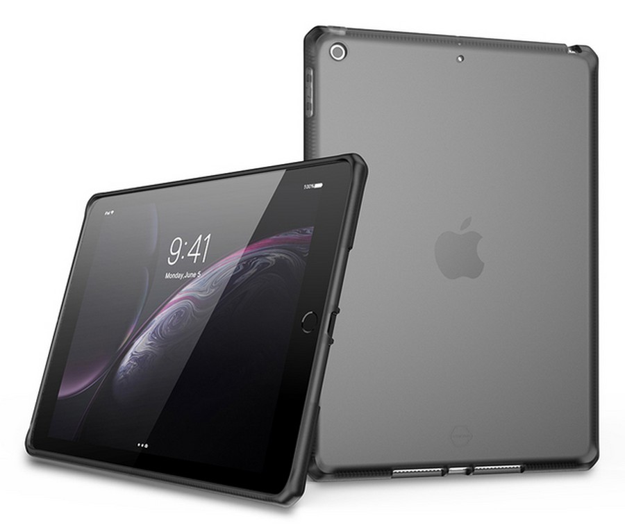 Odolné pouzdro, obal, kryt na Apple iPad 9.7", ITSKINS Spectrum Frost, černá