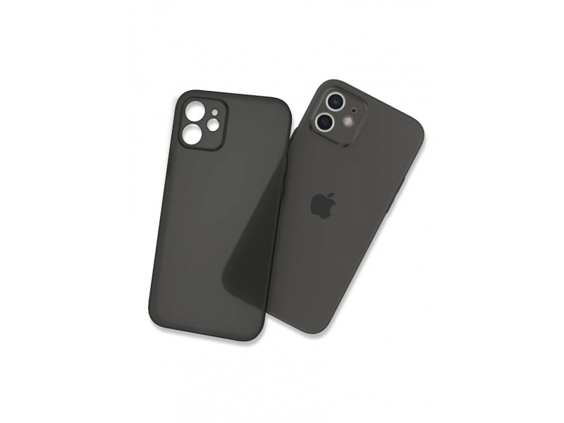 Ochranné pouzdro Ultra Thin Matte Case pro Apple iPhone 13 Pro, transparentní černá