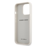 Zadní kryt na Apple iPhone 13 Pro, Ferrari Real Carbon FEHCP13LFCASI, stříbrná