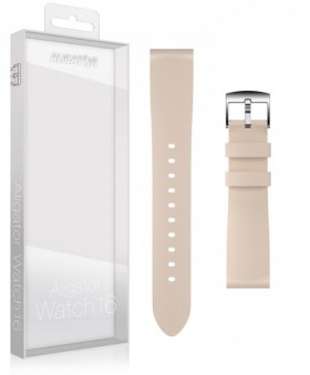 Silikónový remienok ALIGATOR 16mm, ružová