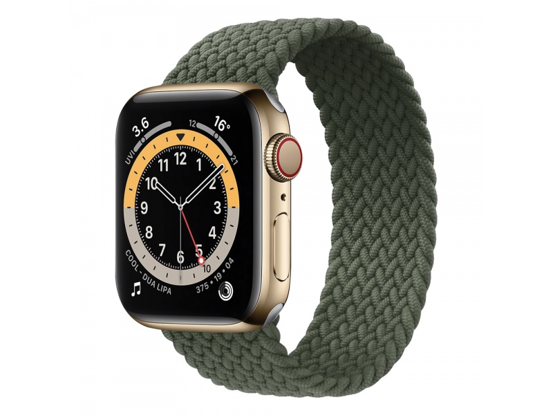 Remienok COTEetCI Nylon Braided Band 134mm, pre Apple Watch 42/44mm, iverness green
