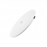 Podložka pro rychlé bezdrátové nabíjení telefonu FIXED SlimPad, 15W, bílá