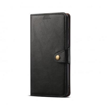 Lenuo Leather flipové pouzdro, obal, kryt pro Apple iPhone 13, černá