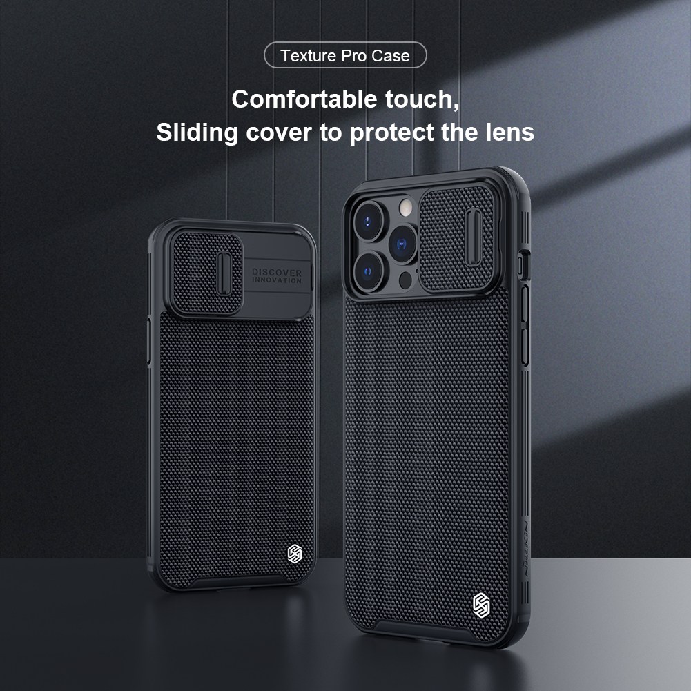 Zadní kryt Nillkin Textured PRO Hard Case pro Apple iPhone 13 Pro Max, černá