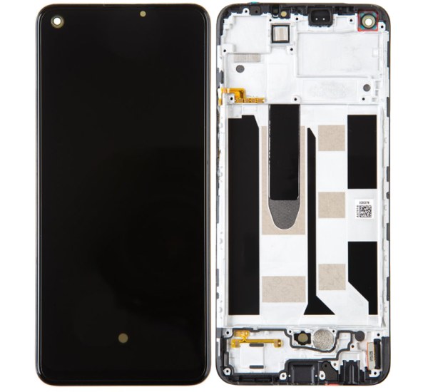 LCD + dotyk + predný kryt pre Realme 8 Pro, black