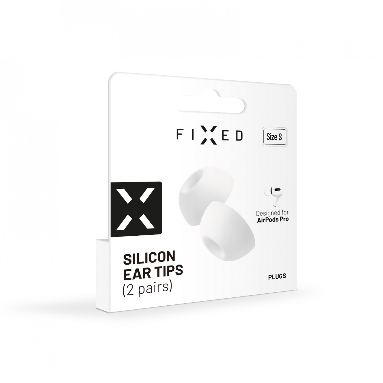 Silikónové štuple FIXED Plugs pre Apple Airpods Pro, 2 sady, veľkosť L