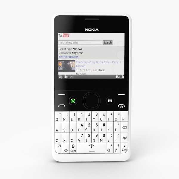 Nokia Asha 210 Dual SIM White