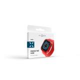 Ochranné púzdro FIXED Pure+ s tvrdeným sklom pre Apple Watch 40mm, červená
