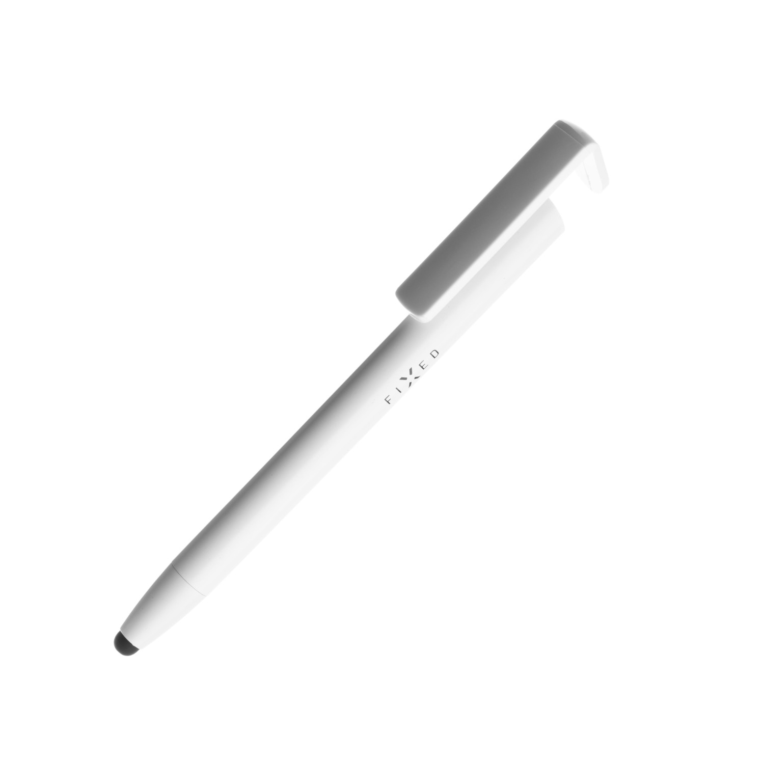 FIXED Pen 3v1 písacie pero so stylusom a stojanom, antibakteriálny povrch, biela