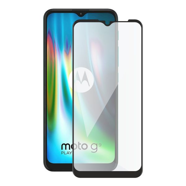 Tvrzené sklo Screenshield pro Motorola Moto G9 Play XT2083 (full COVER), černá