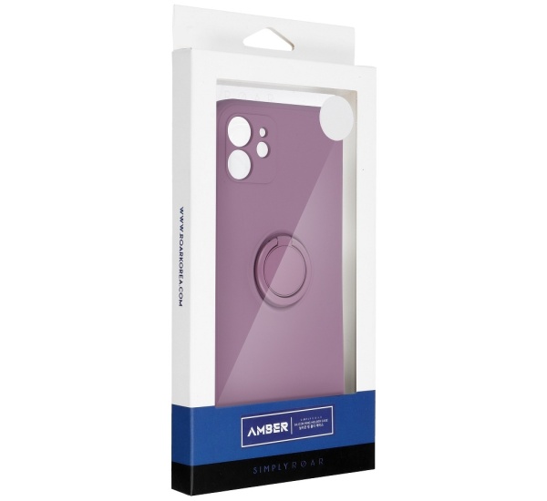 Zadní kryt Roar Amber pro Samsung Galaxy A12, fialová