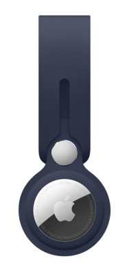 Silikónové púzdro Apple AirTag Loop, modrá