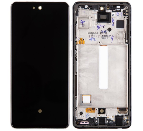 LCD + dotyková doska pre Samsung Galaxy A52s, čierna (Service Pack)