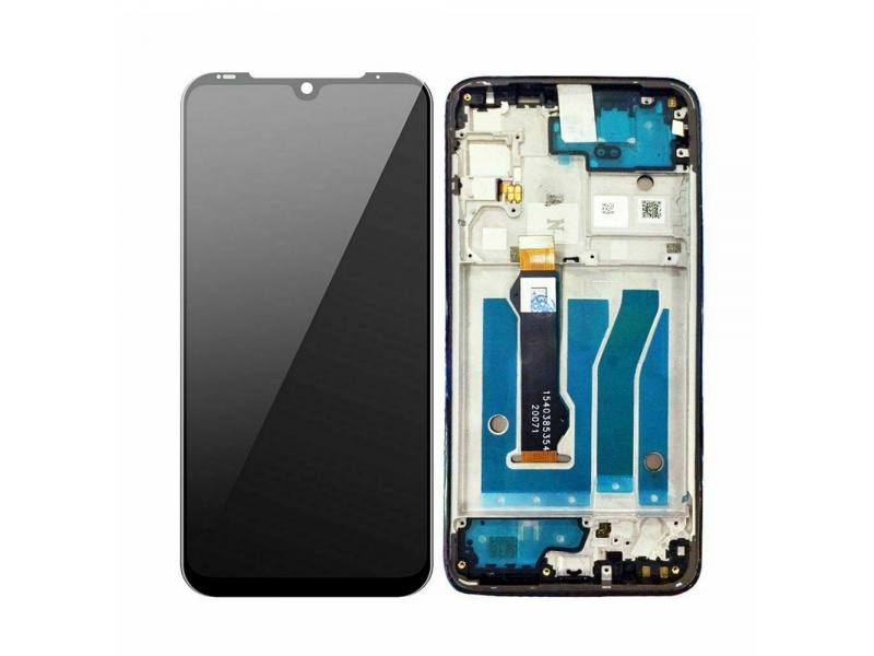 LCD + dotyková doska + rámček pre Motorola Moto G8 Plus, dark blue (Service Pack)
