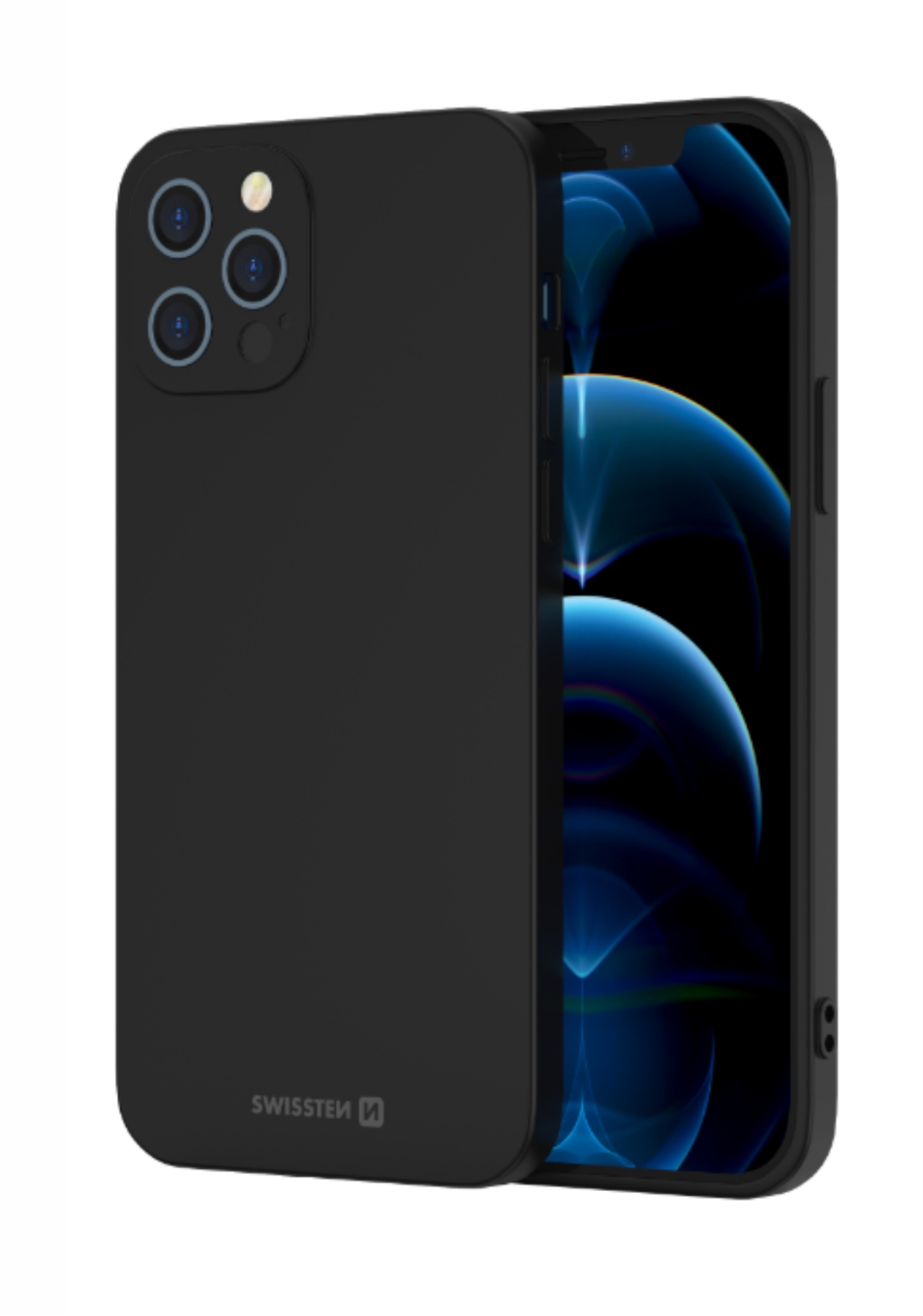 Zadní kryt Swissten Soft Joy pro Samsung Galaxy A22 5G, černá 