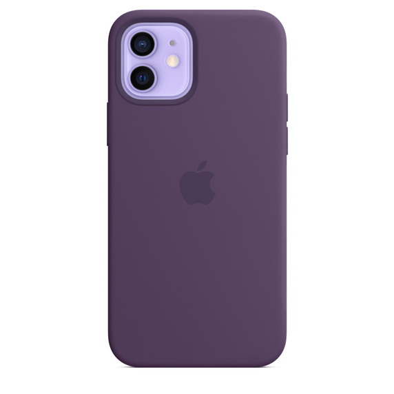 Silikonový kryt MagSafe pro Apple iPhone 12|12 Pro, ametys