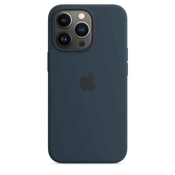Silikonový kryt MagSafe pro Apple iPhone 13 Pro, hlubomořsky modrá