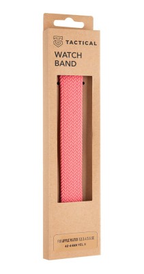 Pletený remienok Tactical 782, S pre Apple Watch 42mm/44mm, ružová