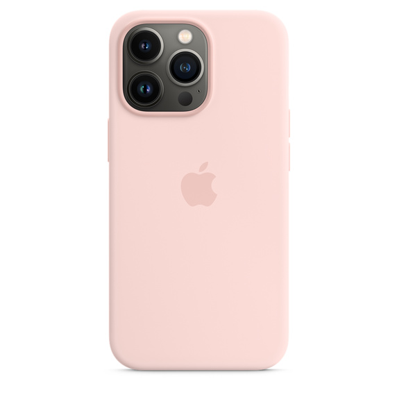 Silikonový kryt MagSafe pro Apple iPhone 13 Pro, křídově růžová