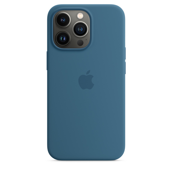 Silikonový kryt MagSafe pro Apple iPhone 13 Pro, ledňáčkově modrá