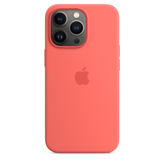 Silikonový kryt MagSafe pro Apple iPhone 13 Pro, pomelově růžová