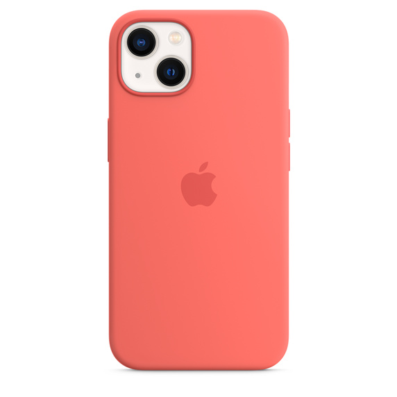 Silikonový kryt MagSafe pro Apple iPhone 13, pomelově růžová