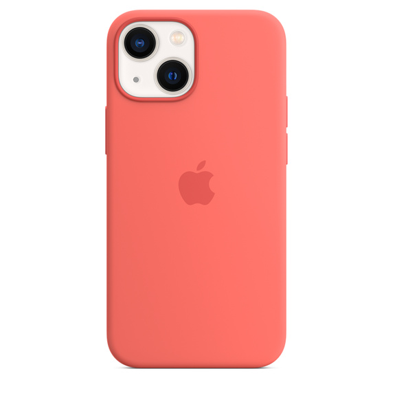 Silikonový kryt MagSafe pro Apple iPhone 13 mini, pomelově růžová