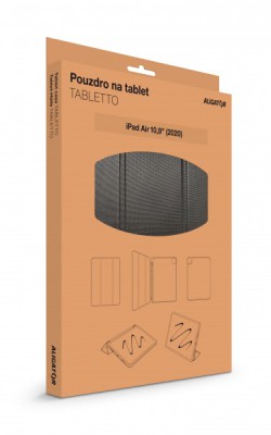Flipové púzdro Aligator TABLETTO pre iPad Pro 12,9" (2018, 2020, 2021), čierna