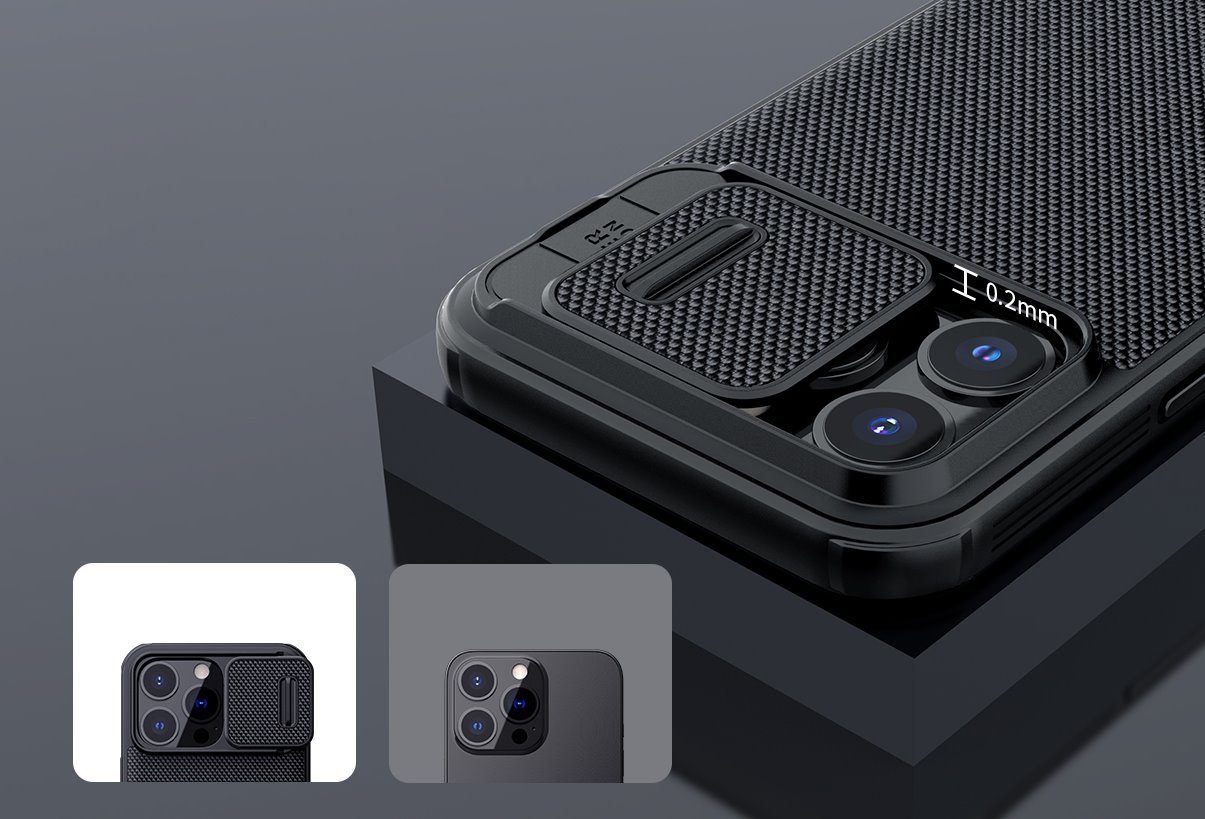 Nillkin Textured PRO Magnetic Zadní kryt pro Apple iPhone 13 Pro, černá